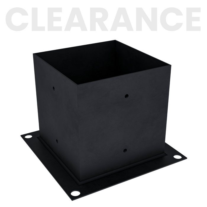 CLEARANCE - Pergola Post Base Bracket (for 6x6 Wood Posts)