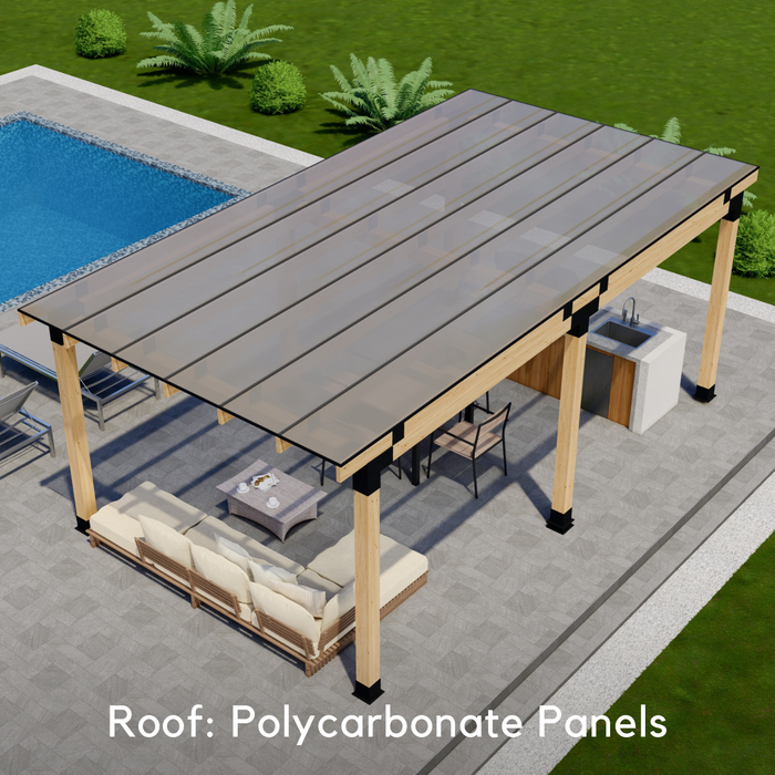 DIY Pergola Kit for a Stand-Alone Pergola Up to 24' x 12' (6x6 Brackets)