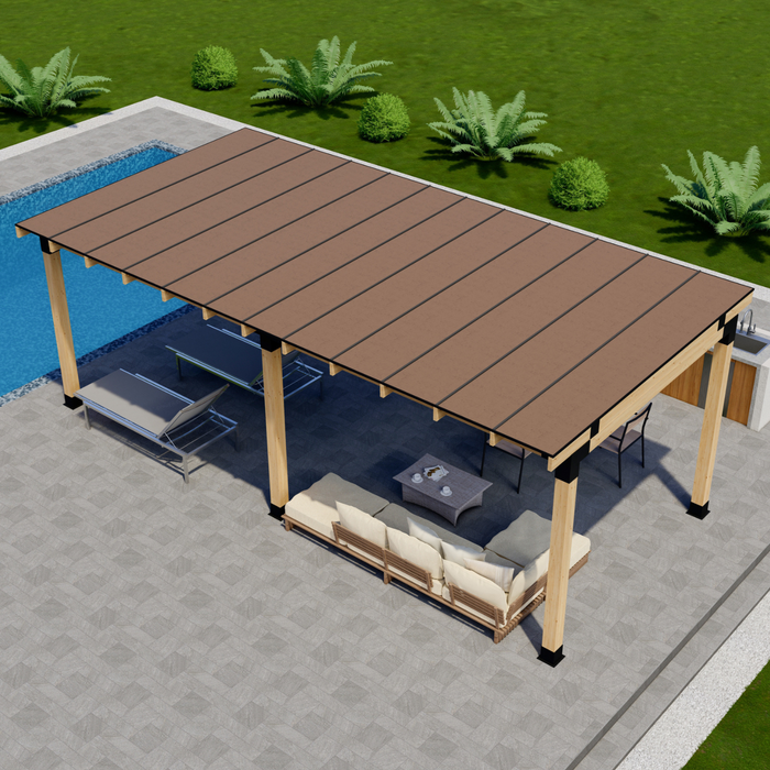 Covered Patio Flat Roof Kit (Any Size Up to 24' x 12')