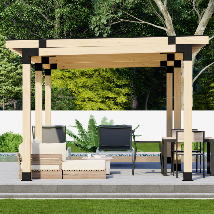 Covered Patio Flat Roof Kit (Any Size Up to 24' x 12')