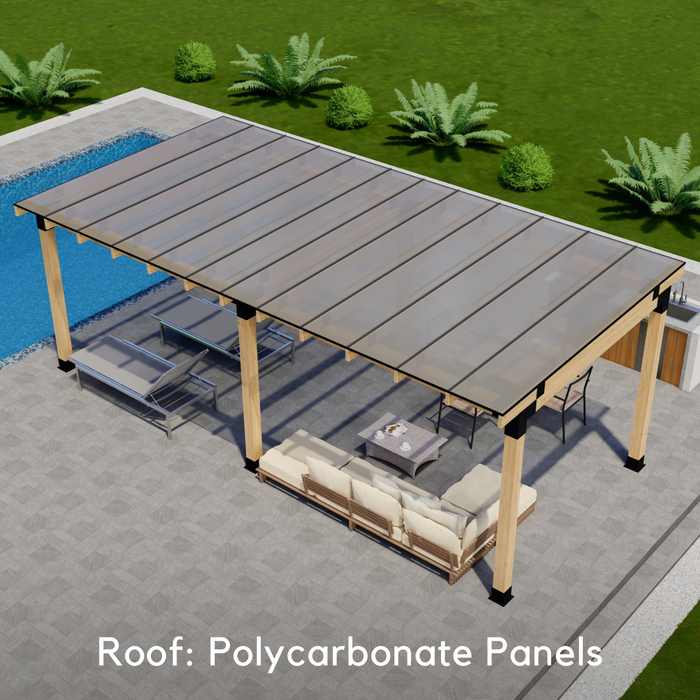 DIY Pergola Kit for a Stand-Alone Pergola Up to 24' x 12' (6x6 Brackets)