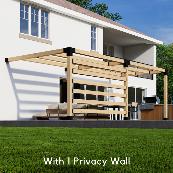 Kit for a Pergola on Pavers/Deck/Concrete - Any Size Up to 24' x 12'