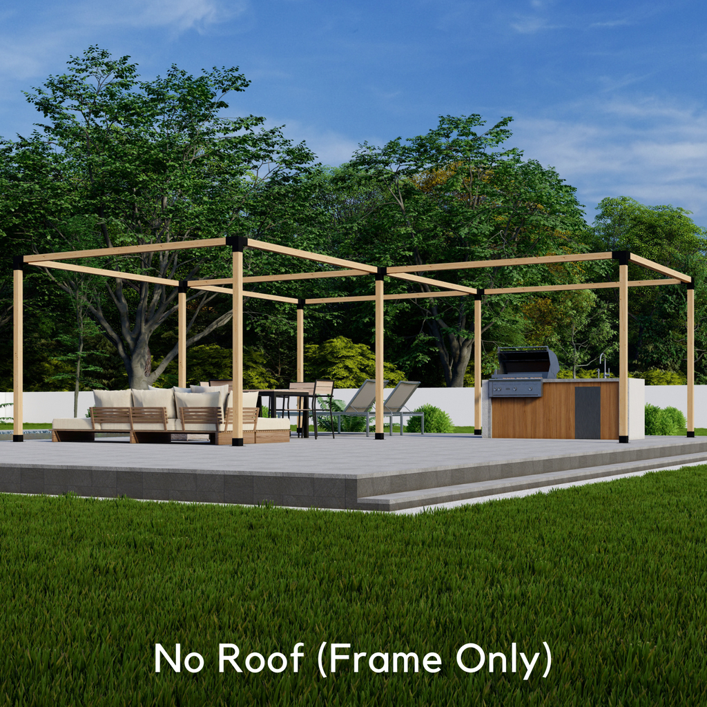 L-Shaped Pergola Kit - 20% Off + Free Shipping