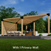 1022.3 - Triangular Corner Pergola DIY Kit