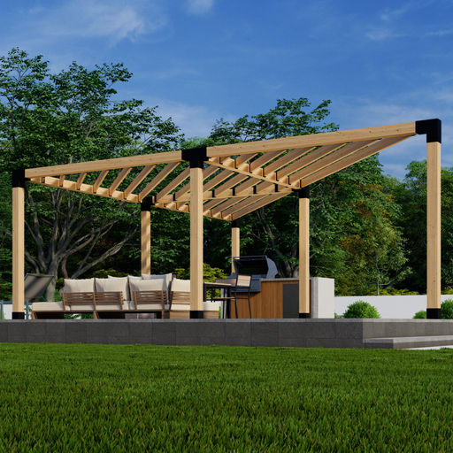 1022.2 - Outdoor Corner Pergola