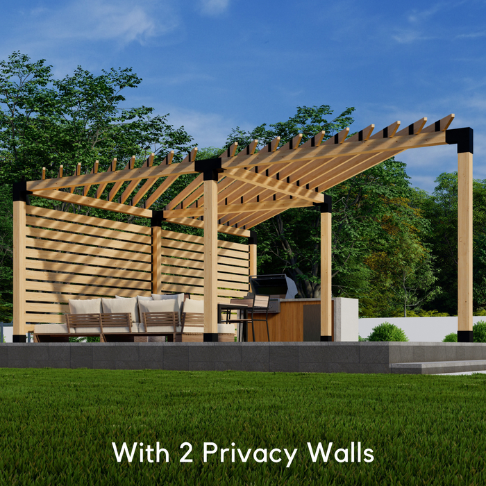 1022.6 - DIY-Friendly Kit for Building a Backyard Pergola