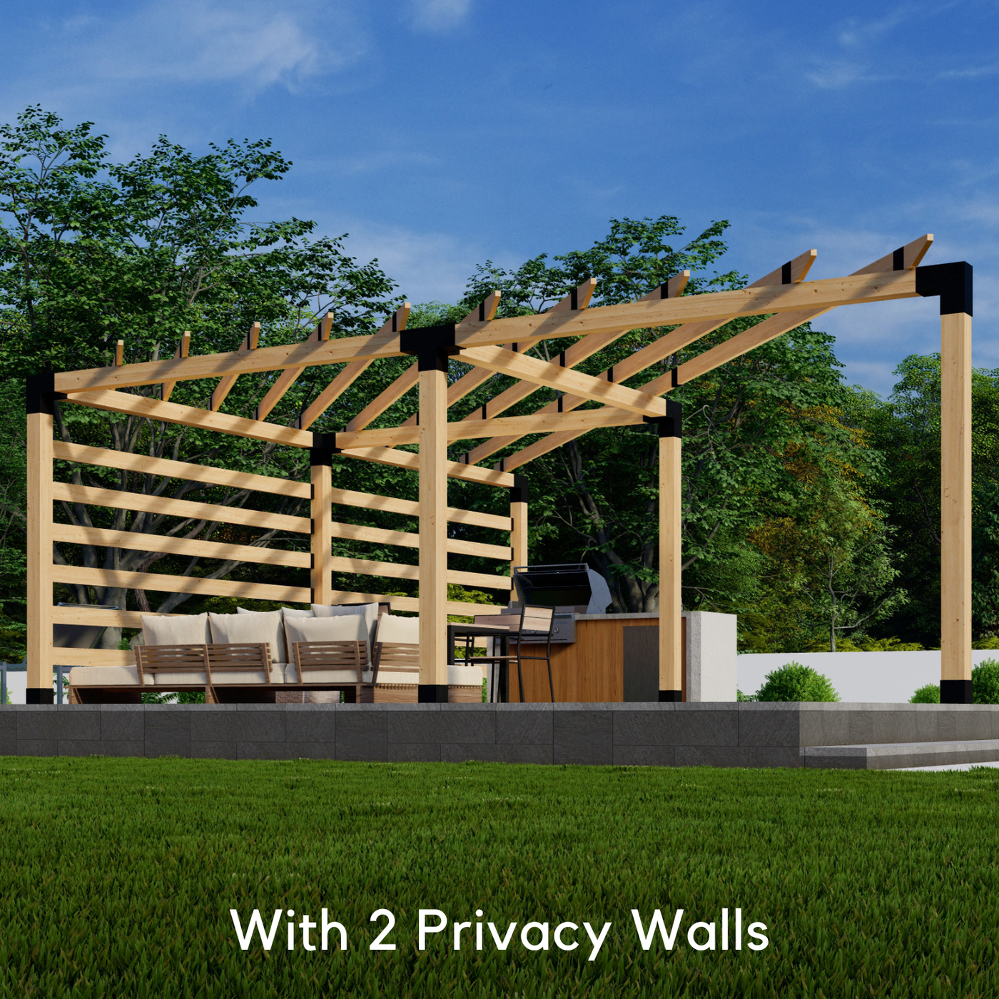 Corner Trellis Pergola Kit - 20% Off + Free Shipping