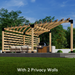 1022.5 - Roof-Covered Pergola Kit