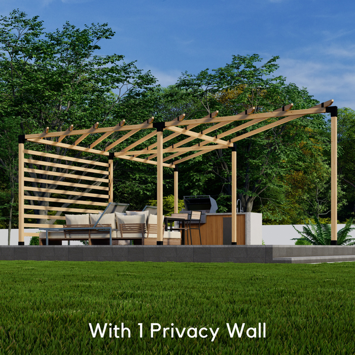 1021.4 - Triangle-Shaped DIY Pergola Kit