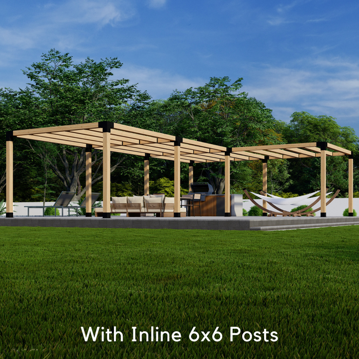 6602 - Corner Triangle Pergola