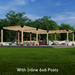 6602 - Corner Triangle Pergola