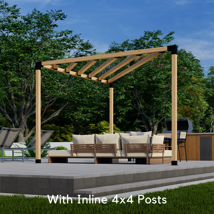 1019 - Triangle-Shaped DIY Pergola Kit