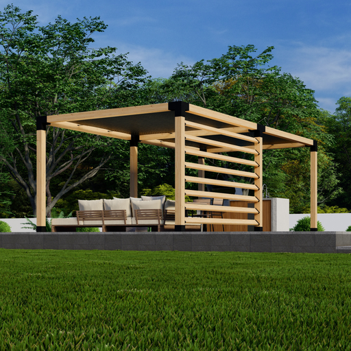 5189 - Shade Sail Over Pergola