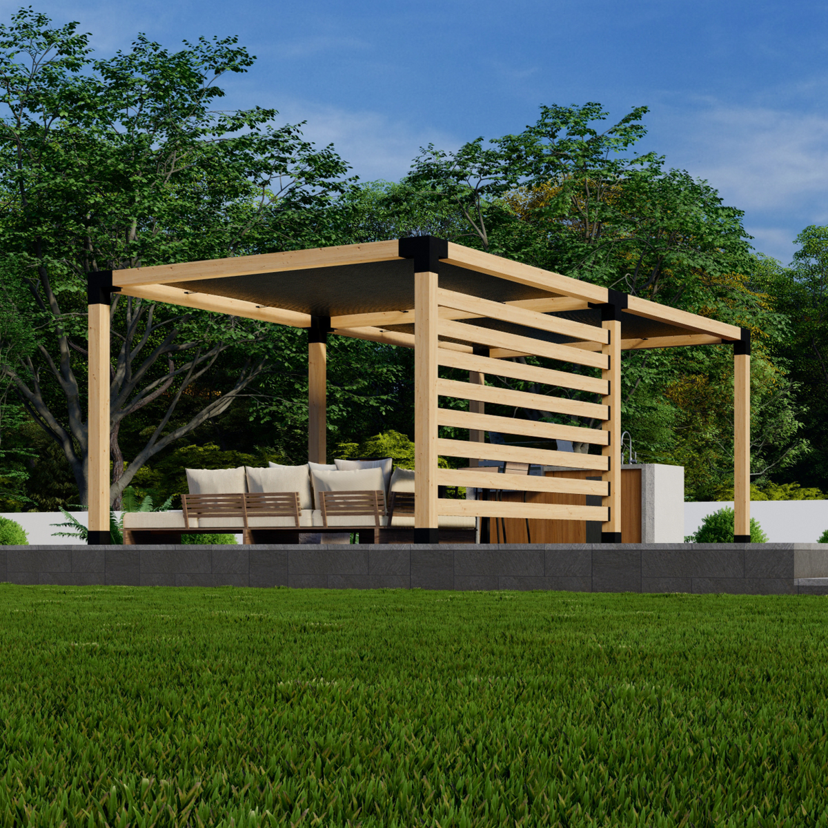 Bracket Kit for Modern Cedar Pergola - 20% Off