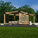 699.6 - Modern Cedar Pergola