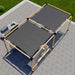 2202 - 8x16 pergola kit with roof (view U)