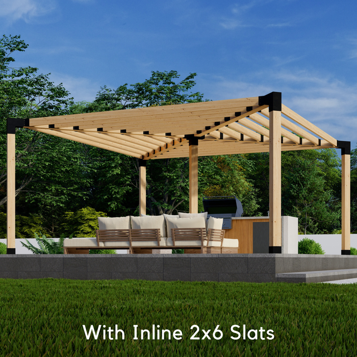 1032 - Hardware Kit for Custom-Building a Modern Wood Pergola