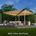 1031 - Modern Wood-Slat Pergola