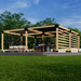 899.906 - Custom Pergola With Canopies