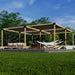 811.1 - 16 x 22 pergola with canopies