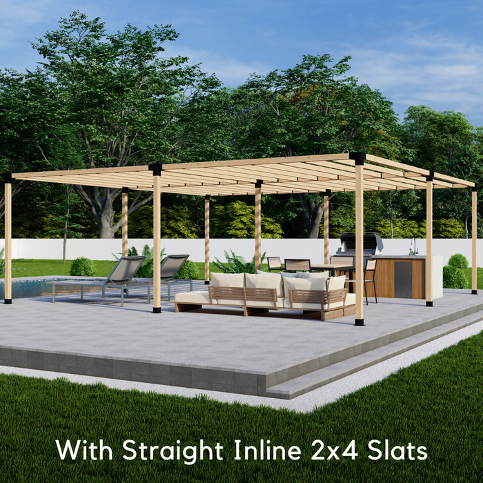 822 - 20x20 pergola (kit (with roof)) (view E)