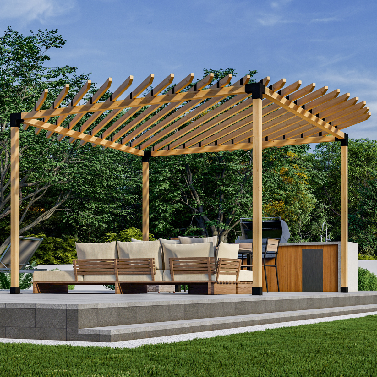 DIY Bracket Kit for Round Pergola - 20% Off + Ships Free