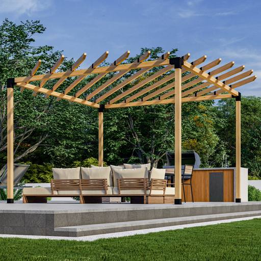 1033.1 - Round Pergola With Roof