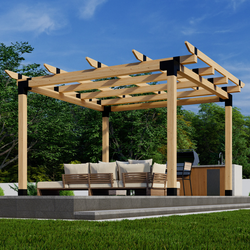 584.5 - Pergola w/ Lattice Roof