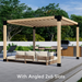 562 - 7 x 7 pergola (with roof) (view H)