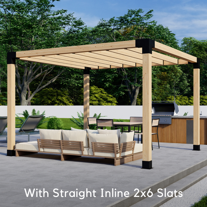 560 - 9 x 12 pergola (with roof) (view E)