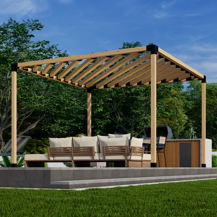 534 - Modern-Style Wood Pergola