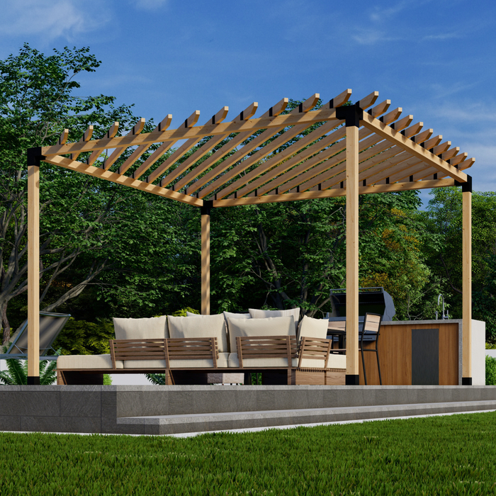 534 - Outdoor Privacy Pergola