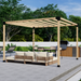 2021 - 7x10 pergola kit with roof