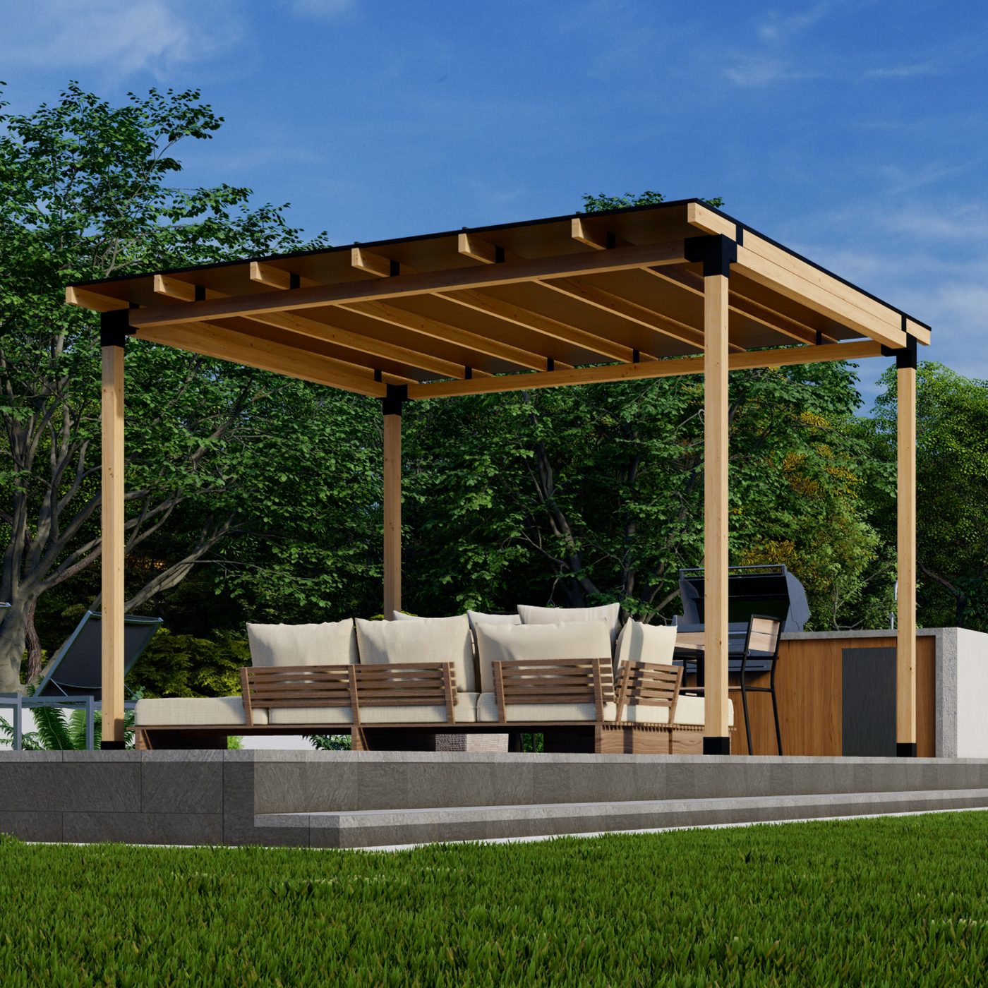 Patio Cover Structure - 20% Off + Free Shipping