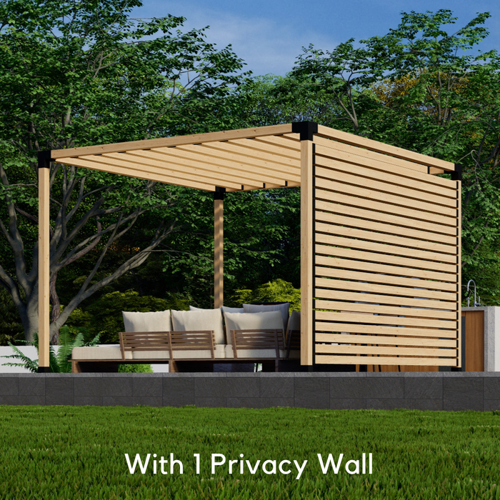 Small Patio Pergola Kit - For Free-Standing Pergola Any Size Up to 12' x 12'