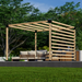 4064 - Freestanding Pergola Next to House