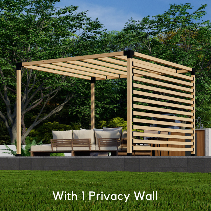 Outdoor Patio Pergola Kit - For Free-Standing Pergola Any Size Up to 12' x 12'