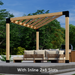 1020 - Triangle Pergola With 3 Sides