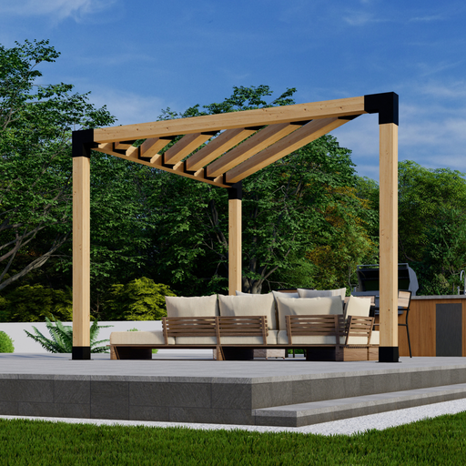 1020.9 - Corner Privacy Pergola