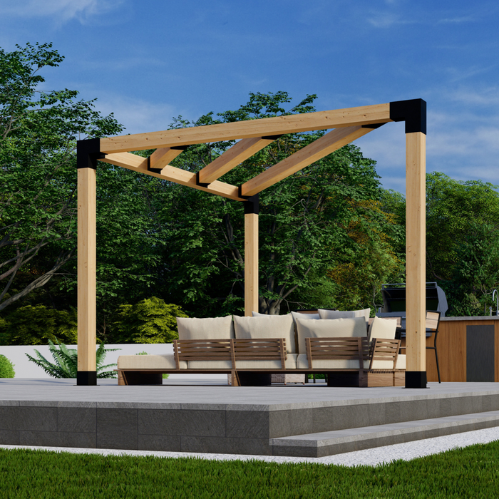 1020.7 - Corner Deck Pergola