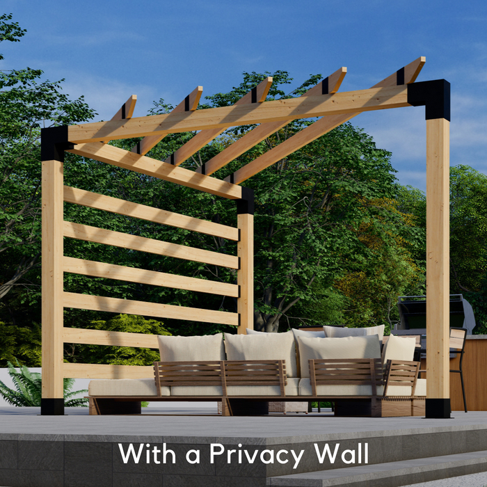 1020.4 - DIY Kit for Building a Pergola for a Small Space