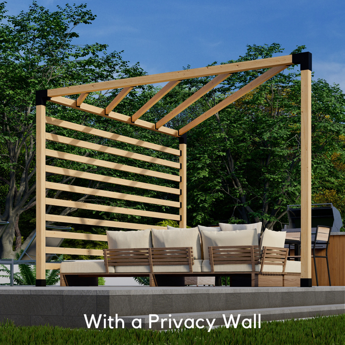 1019.1 - Triangle-Shaped DIY Pergola Kit