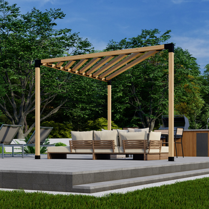 1019.9 - Corner Triangle Pergola