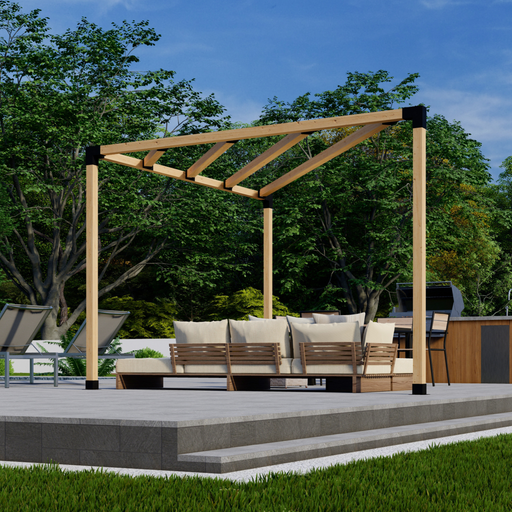 1019.7 - Three-Sided Pergola