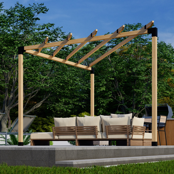 1019.4 - 3-Sided Pergola