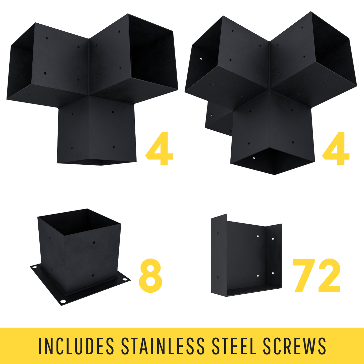 Modern Pergola Brackets Kit - 20% Off + Free Shipping