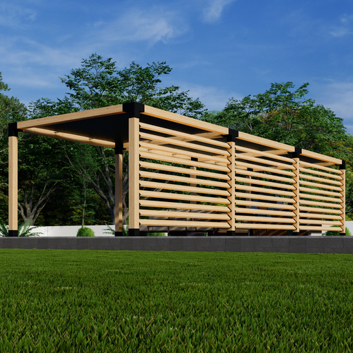 5396 - Modern Timber Pergola