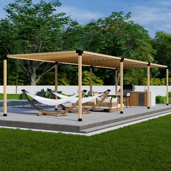 4342 - Modern Backyard Pergola