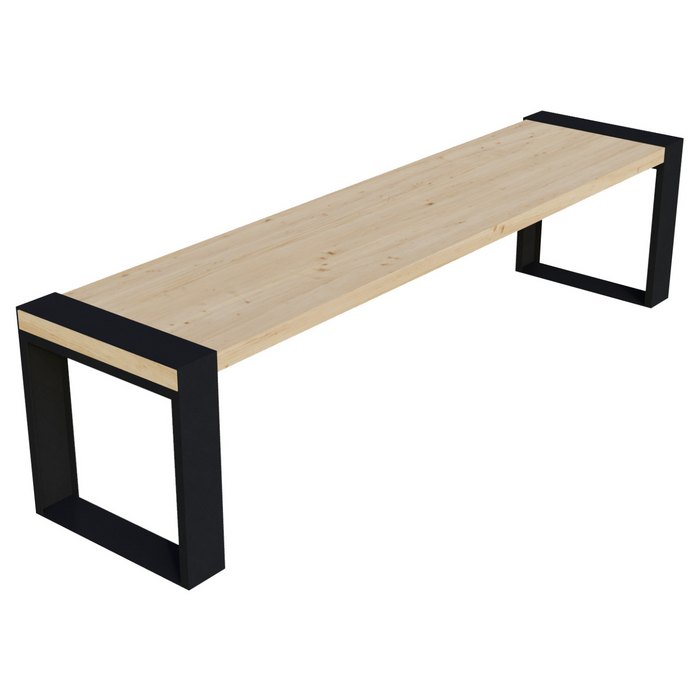DIY Outdoor Bench Bracket for 2x6 Wood Slats