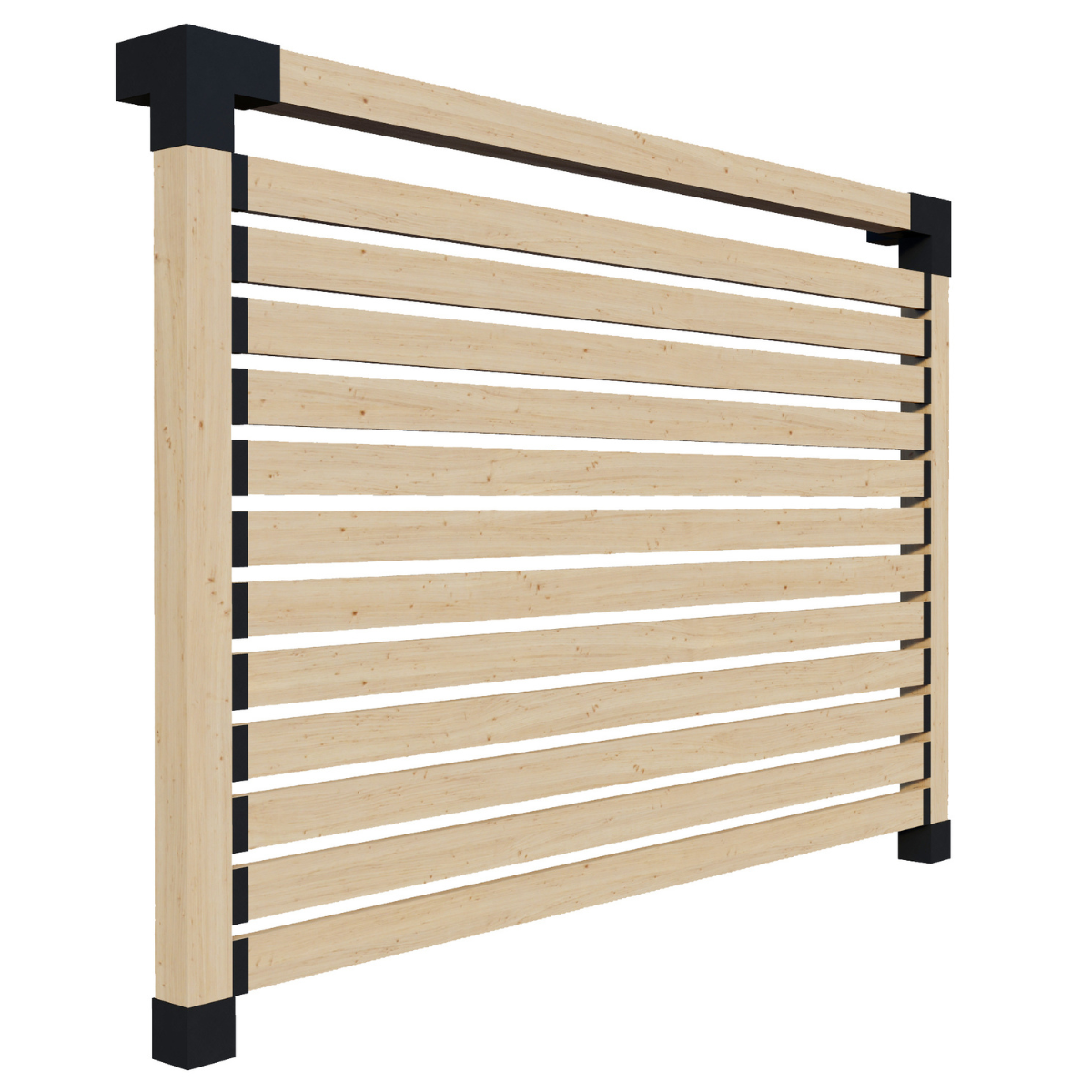 Privacy Walls for Pergolas with a 6x6 Wood Frame